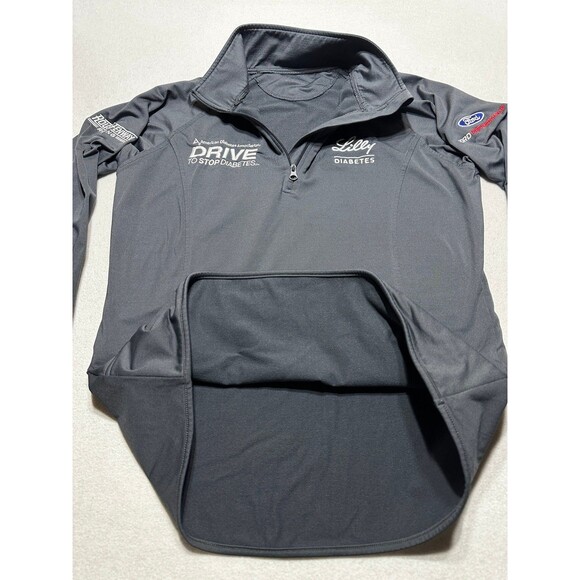 Roush Fenway Ford Performance Lilly Diabetes Women’s Large Long Sleeve 1/4 Zip - Picture 5 of 12